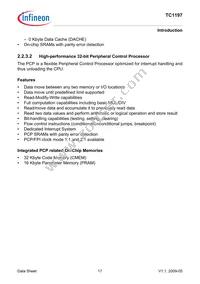 SAK-TC1197-512F180E AC Datasheet Page 21