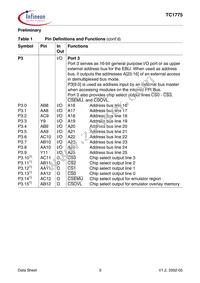 SAK-TC1775-L40E BA Datasheet Page 13