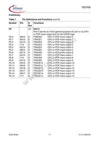 SAK-TC1775-L40E BA Datasheet Page 15