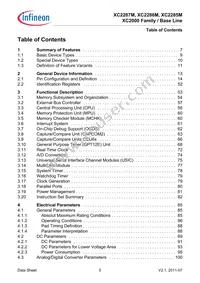 SAK-XC2287M-72F80L AA Datasheet Page 5