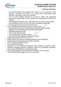 SAK-XC2287M-72F80L AA Datasheet Page 8