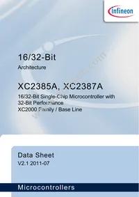 SAK-XC2387A-72F80L AA Datasheet Cover