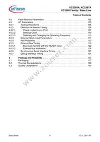 SAK-XC2387A-72F80L AA Datasheet Page 6