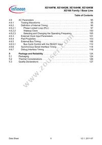 SAK-XE164KM-72F80L AA Datasheet Page 6