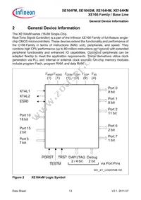 SAK-XE164KM-72F80L AA Datasheet Page 13