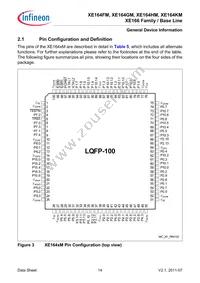 SAK-XE164KM-72F80L AA Datasheet Page 14