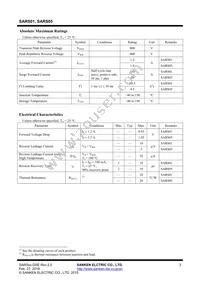 SARS01V Datasheet Page 3