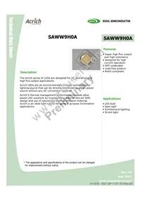 SAW09H0A-V3W3-DA Datasheet Page 2