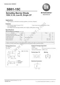 SB01-15C-TB-E Datasheet Cover