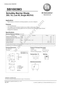 SB1003M3-TL-W Datasheet Cover