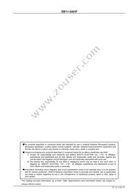SB11-04HP-TR-E Datasheet Page 3