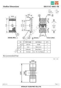 SB1111C-0005-TR Datasheet Page 2