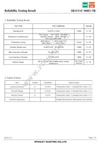 SB1111C-0005-TR Datasheet Page 21