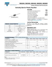 SB240S-E3/73 Datasheet Cover