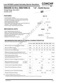 SB280E-G Datasheet Cover