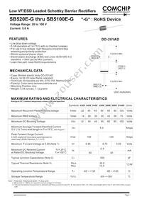 SB5100E-G Datasheet Cover