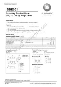 SBE001-TL-W Datasheet Cover