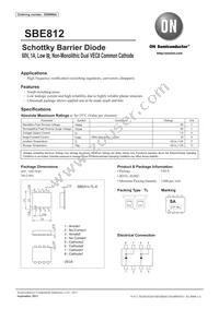 SBE812-TL-E Datasheet Cover