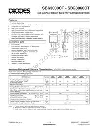 SBG3060CT-T-F Datasheet Cover