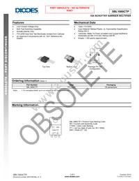 SBL1060CTP Datasheet Cover