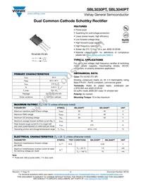 SBL3030PT-E3/45 Datasheet Cover