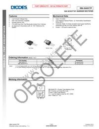 SBL3045CTP Datasheet Cover