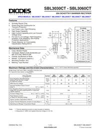 SBL3060CT Datasheet Cover