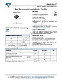 SBLB1640CTHE3_A/I Datasheet Cover