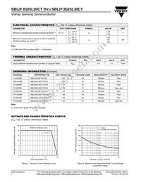 SBLB25L25CTHE3/45 Datasheet Page 2