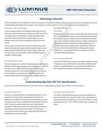 SBM-160-RGBW-H41-RG102 Datasheet Page 2