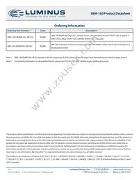 SBM-160-RGBW-H41-RG102 Datasheet Page 14