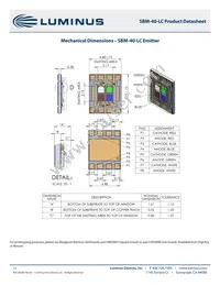 SBM-40-RGBW-P41-QC100 Datasheet Page 13