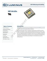 SBR-90-R-R75-HM101 Datasheet Cover