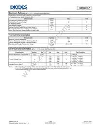 SBR0220LP-7 Datasheet Page 2