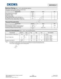 SBR02M30LP-7 Datasheet Page 2