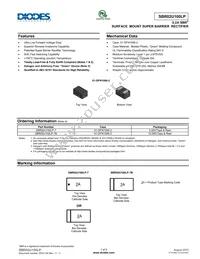 SBR02U100LP-7 Datasheet Cover