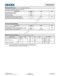 SBR02U100LP-7 Datasheet Page 2