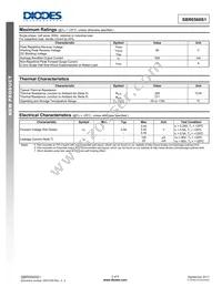 SBR0560S1-7 Datasheet Page 2