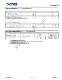 SBR0560S1Q-7 Datasheet Page 2