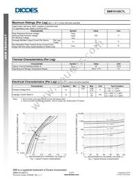 SBR10120CTL-13 Datasheet Page 2