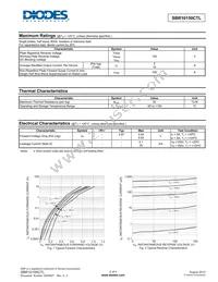 SBR10150CTL-13 Datasheet Page 2