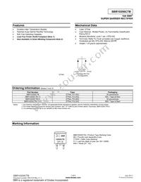 SBR10200CTB Datasheet Cover