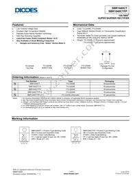 SBR1040CTFP Datasheet Cover