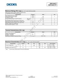 SBR1040CTFP Datasheet Page 2