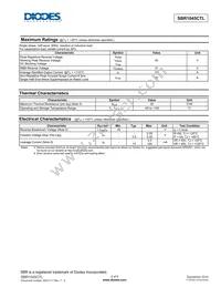 SBR1045CTL-13 Datasheet Page 2