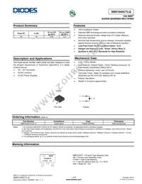 SBR1045CTLQ-13 Datasheet Cover