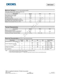 SBR1045D1Q-13 Datasheet Page 2