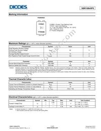 SBR10B45P5-7D Datasheet Page 2
