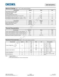 SBR10M100P5Q-13D Datasheet Page 2