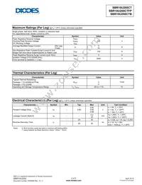 SBR10U200CT Datasheet Page 2